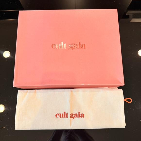 Cult Gaia Clara Platform Heel in Natural | LIKE NEW - Picture 8 of 8